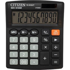 Citizen SDC-810NR OFFICE CALCULATOR, 10-DIGIT, 127X105MM, BLACK