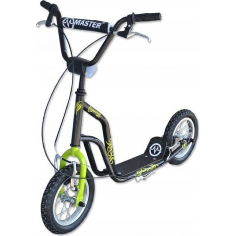 Master Hulajnoga Master Hulajnoga na Pompowanych Kołach Ride Black 12