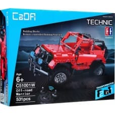 1Life Klocki R/C Autko Terenowe Czerwone EE