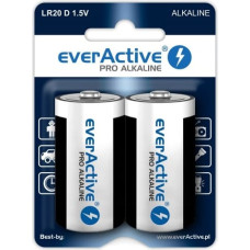 Everactive Alkaline batteries everActive Pro Alkaline LR20 D - blister card - 2 pieces
