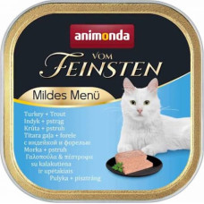 Animonda VOM FEINSTEN MILDES MENU Wet cat food Turkey Trout 100 g