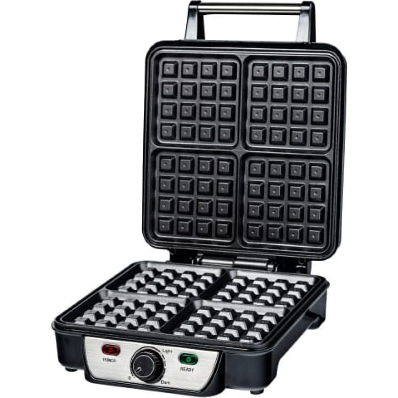 Ravanson GR-7030 waffle iron 4 waffle(s) 1100 W Black