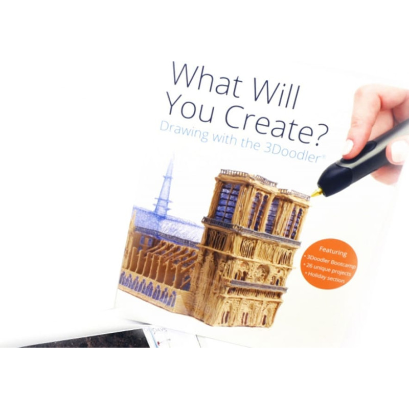 3Doodler Book - Książka projektów 3D do długopisu 3Doodler (jęz. ang.) (3DR2BK)