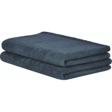 Beliani Komplet 2 ręczników bawełnianych frotte ciemnoniebieski MITIARO Lumarko!