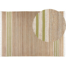 Beliani Dywan z juty 160 x 230 cm beżowo-zielony MIRZA Lumarko!