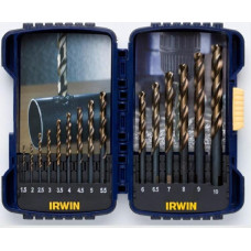 Irwin Zestaw wierteł Irwin IRWIN ZESTAW 15szt. 1.5mm, 2mm, 2.5mm, 3mm, 4mm, 4.5mm, 5mm, 5.5mm, 6mm, 6.5mm, 7mm, 8mm, 9mm, 10mm IRWIW3031503