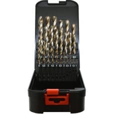 Abraboro Zestaw wierteł Abraboro Zestaw wierteł do metalu HSS-Co SPEED DIN 338 1,0 - 13,0 co 0,5mm ABRABORO [25 szt.]