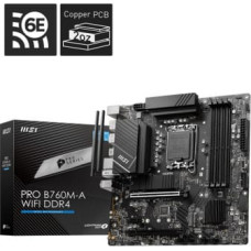 MSI PRO B760M-A WIFI DDR4 motherboard LGA 1700 micro ATX