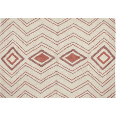Beliani Dywan bawełniany 160 x 230 cm beżowo-różowy KASTAMONU Lumarko!
