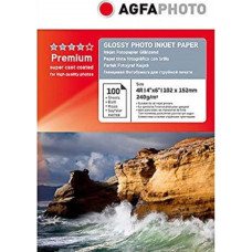 Agfaphoto Papier fotograficzny do drukarki A6 (AP240100A6N)