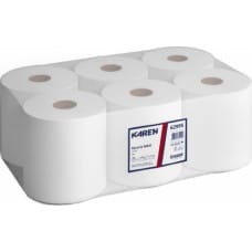 Karen Karen Maxi - Ręcznik papierowy w roli, 2-warstwy, celuloza, 150 m - 6 rolek