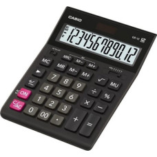 Casio GR-12 OFFICE CALCULATOR BLACK, 12-DIGIT DISPLAY