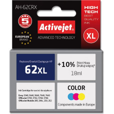 Activejet AH-62CRX ink for HP printer; HP 62XL C2P07AE replacement; Premium; 18 ml; color