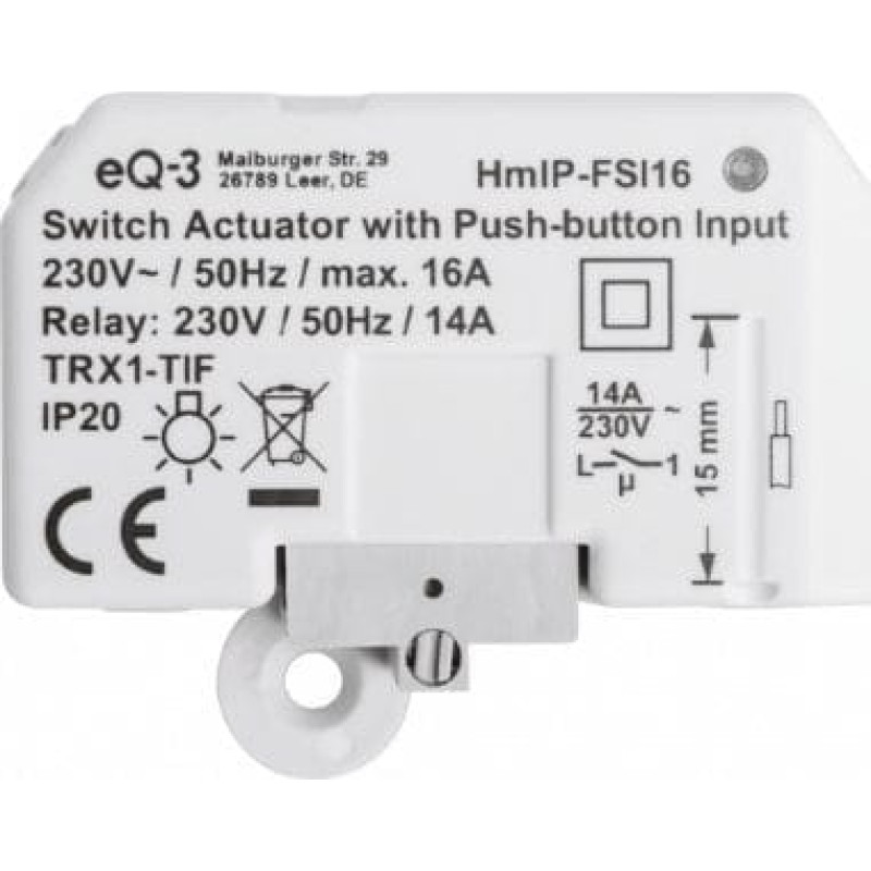 Homematic Ip Homematic IP Schaltaktor mit Tastereingang – Unterputz