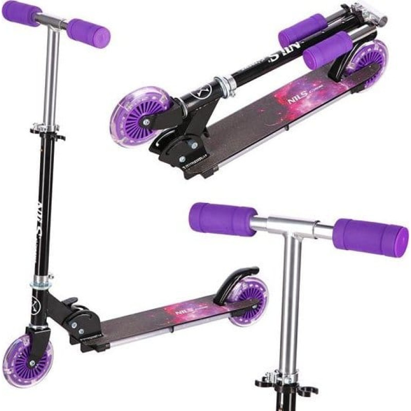 Nils Extreme Hulajnoga Nils Extreme HD025 LED VIOLET HULAJNOGA NILS EXTREME