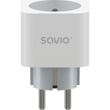 Savio Inteligentne gniazdko Wi-Fi 16A Pomiar zużycia energii, AS-01 Białe