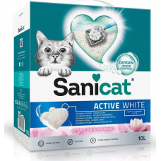 Sanicat Żwirek dla kota Sanicat Active White, żwirek, dla kotów, lotos,10L, zbrylający
