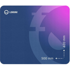 Lorgar Podkładka Lorgar Lorgar Main 135, Gaming mouse pad, High-speed surface, Purple anti-slip rubber base, size: 500mm x 420mm x 3mm, weight 0.41kg