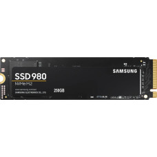 Samsung SSD 980 Evo 250GB M.2 PCIE NVMe MLC Write speed 1300 MBytes/sec Read speed 2900 MBytes/sec 2.38mm TBW 150 TB MTBF 1500000 hours