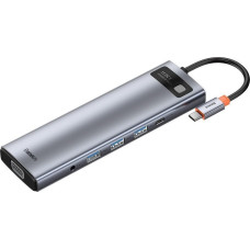 Baseus Stacja/replikator Baseus Metal Gleam 11w1 USB-C (BSU2900)