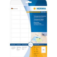 Herma Etykiety foliowe A4, folia przezroczysta matowa, 1100 szt (4680)