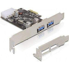 Delock 2x USB 3.0 PCI Express card interface cards/adapter Internal USB 3.2 Gen 1 (3.1 Gen 1)
