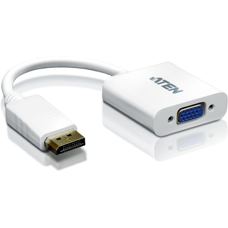 Aten Kabel Aten DisplayPort - D-Sub (VGA) 0.1m biały (VC925-AT)