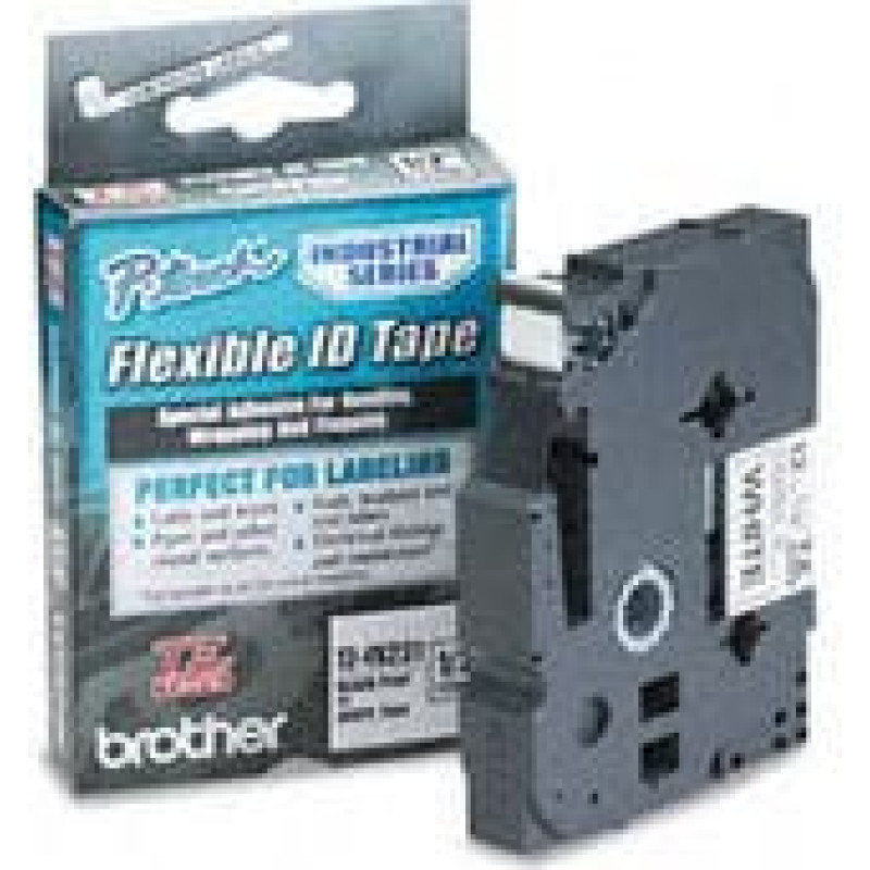 Brother taśma TZE-FX231 (black on white)