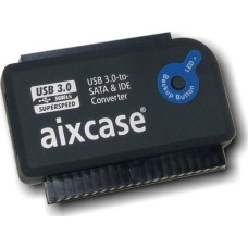 Aixcase Kieszeń Aixcase USB 3.0 - SATA/IDE Czarny (AIX-BLUSB3SI-PS)