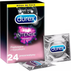 Durex Prezerwatywy Intense 24 szt z wypustkami prążkami
