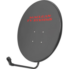 Maclean Antena satelitarna Maclean TV System, stal fosforowana, grafit, 90cm, MCTV-929