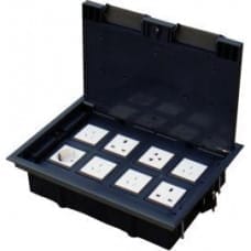Alantec Puszka podłogowa (floorbox) 8M (45x45) regulowana głębokość, do podłogi technicznej (wylewka opcjonalnie) ALANTEC - ALANTEC