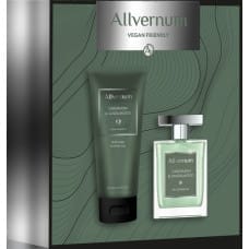 Allverne Allvernum Men zestaw prezentowy Cardamon&Sandalwood woda perf.100ml+żel pod pr.200ml