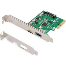 Digitus Kontroler Digitus PCIe USB Type-C + USB Type-A do 10 GB/s (DS-30225)