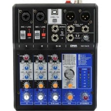 Dna Professional DNA MC04X - Analogowy mikser audio interfejs USB 4 k