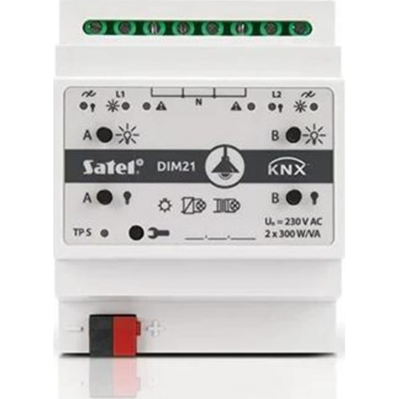 Satel SATEL KNX 2-kanałowy aktor ściemniający KNX-DIM21