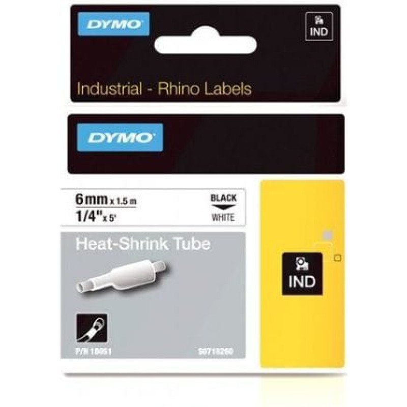 Dymo etykieta rurka termokuczliwa (S0718260/18051)