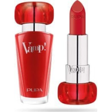 Pupa Pupa, Vamp!, Paraben-Free, Volume, Cream Lipstick, 303, Iconic Red, 3.5 g For Women