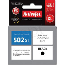 Activejet AE-502BNX ink for Epson printer, Epson 502XL W14010 replacement; Supreme; 16 ml; black