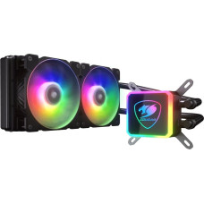 Cougar Chłodzenie wodne Cougar Cougar I Aqua ARGB 280 I 3MAQR280.0003 I AiO Liquid Cooling I Aqua ARGB 280 *1 + 140mm RGB fan x2 + remote control