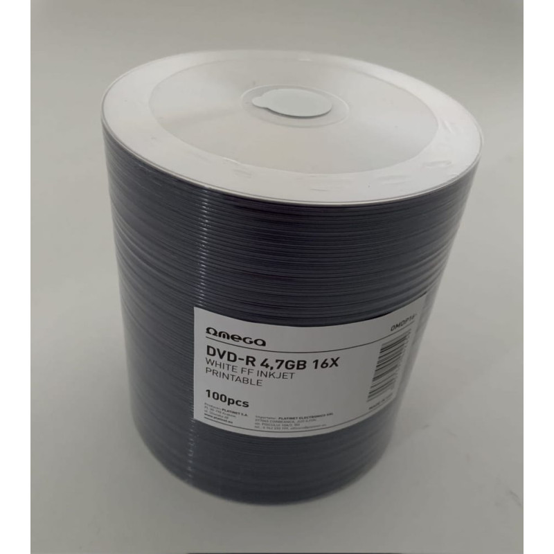 Omega DVD-R 4.7 GB 16x 100 sztuk (OMDP16-)