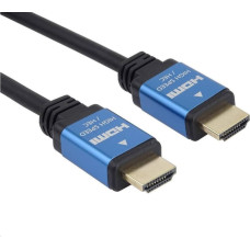 Premiumcord Kabel HDMI - Ultra HDTV, 5m (kovové, zlacené konektory)