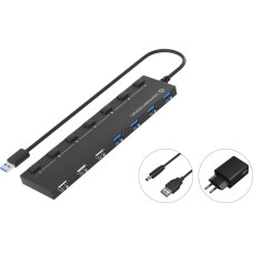Conceptronic HUB USB Conceptronic CONCEPTRONIC USB-Hub 7-Port 3.0  ->4x3.0 3x2.0 ex m.Netzt.sw