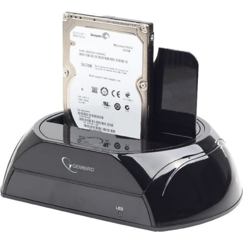 Gembird HD32-U3S-2 storage drive docking station Black
