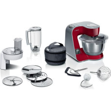 Bosch MUM5X720 food processor 1000 W 3.9 L Red, Silver Built-in scales