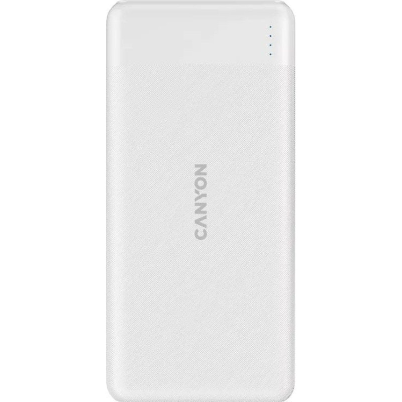 Canyon Powerbank Canyon Canyon Power bank PB-109, 10000mAh, PD 18W, QC 3.0 20W, Biały