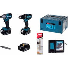 Makita Zestaw Combo 18V 3x5,0Ah MAKPAC DLX2339JX1 MAKITA