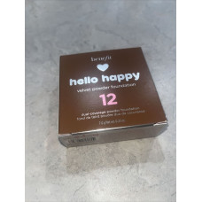 Benefit Benefit, Hello Happy Velvet, Matte Finish, Compact Foundation, 12, Dark Warm, 7 g For Women