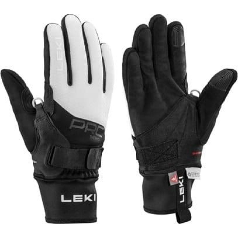 Leki LEKI RĘKAWICE PRC Thermo + Shark Lady white 7.5
