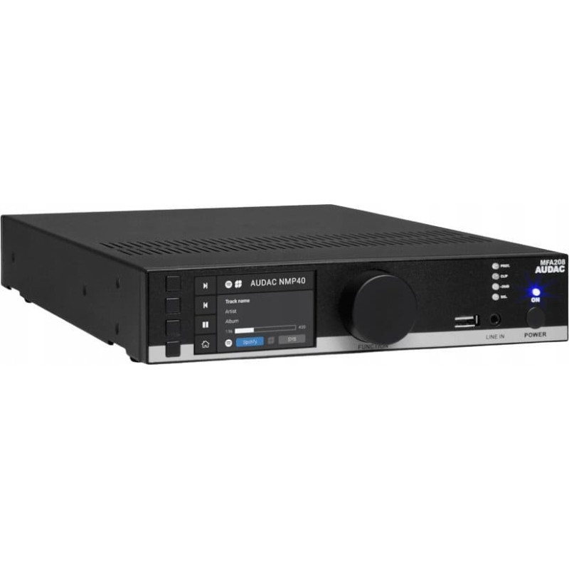Audac AUDAC MFA208 All-in-one audio solution - 2 x 40W @ 4 Ohm - 80W @ 70/100V